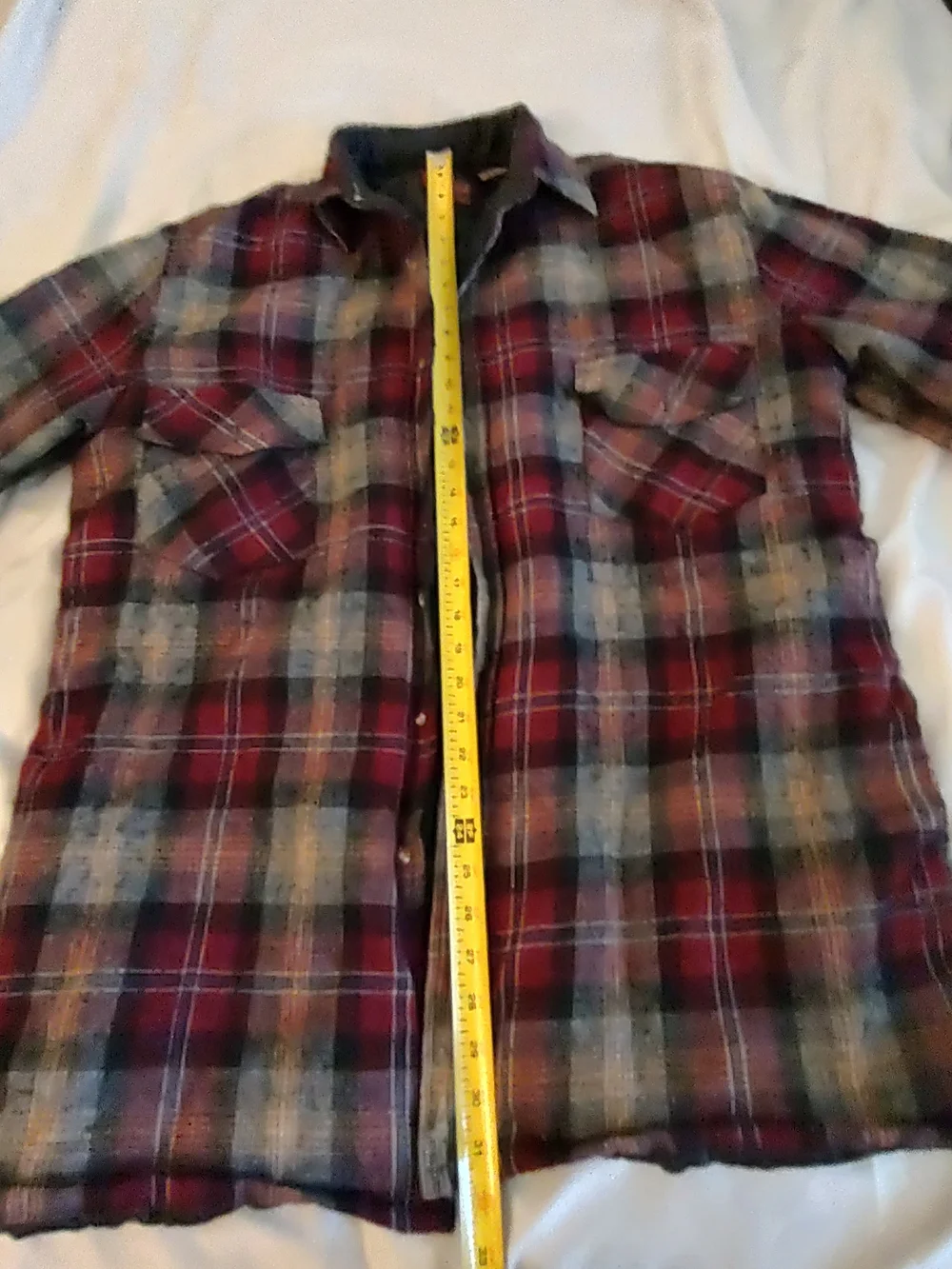 Vintage Men's Allen Wickfield Red Plaid Performance Jacket